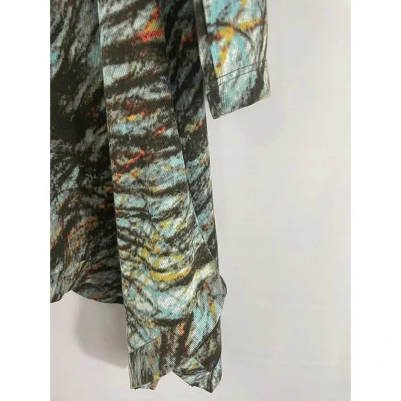 Chelsea & Theodore Womens Top Blouse T-Shirt Size Small Fall Black Blue NEW NWT - Picture 4 of 5